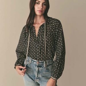 Doen Amina Top Blouse Paisley XS